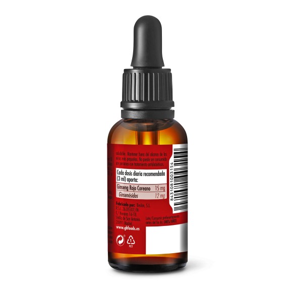 GHF Extracto de ginseng rojo coreano 50 ml