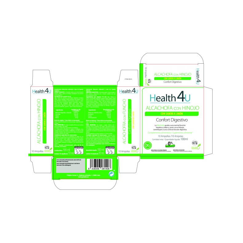 H4U Alcachofa con Hinojo 10 ampollas