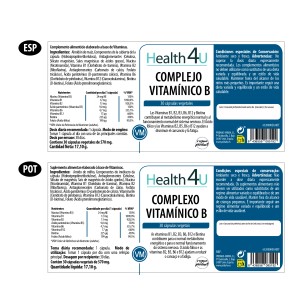 H4U Complejo Vitamínico B 30 cápsulas 2