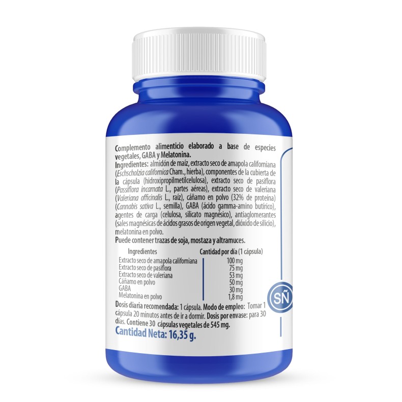 H4U Melatonina + Cáñamo 30 cápsulas vegetales