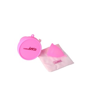 INCA FARMA Copa Menstrual reutilizable + Esterilizador talla M 2