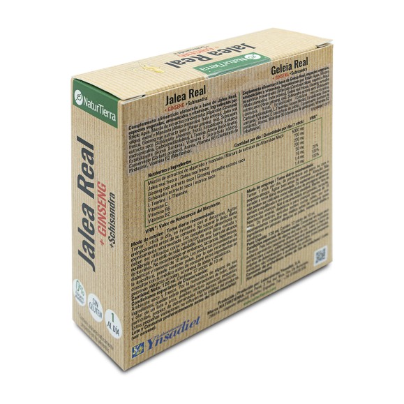 NATURTIERRA Jalea real con ginseng + schisandra 12 sticks
