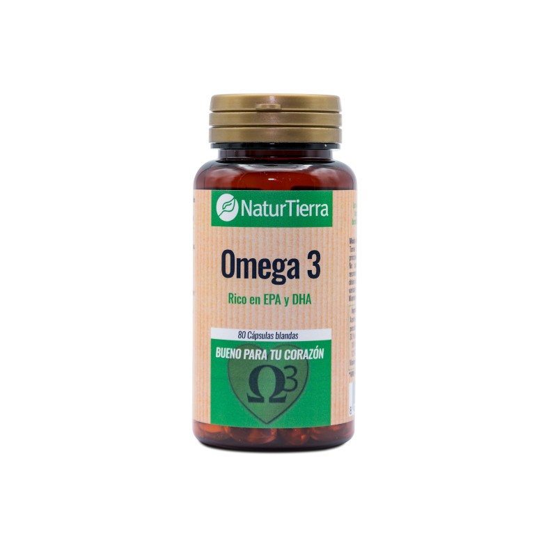 NATURTIERRA Omega 3 80 cápsulas blandas