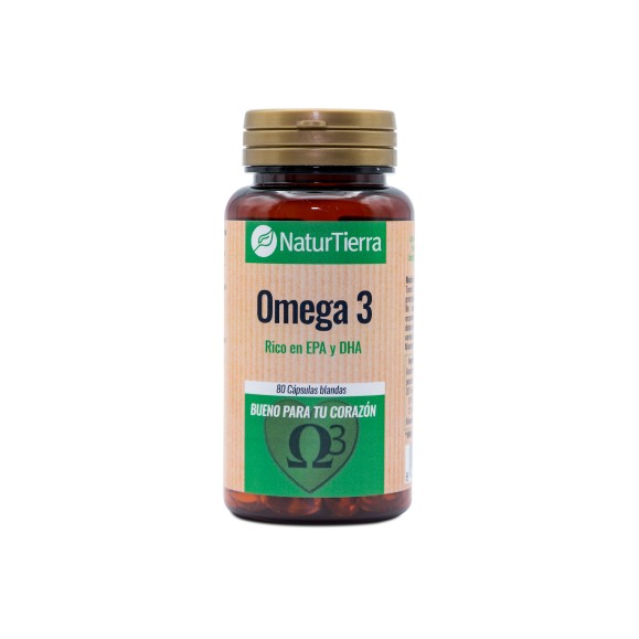 NATURTIERRA Omega 3 80 cápsulas blandas