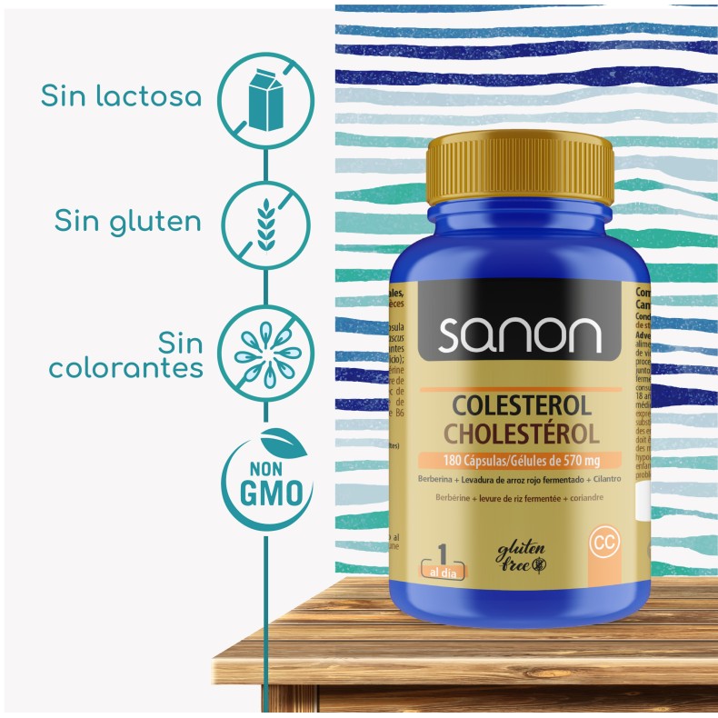 SANON Colesterol 180 cápsulas