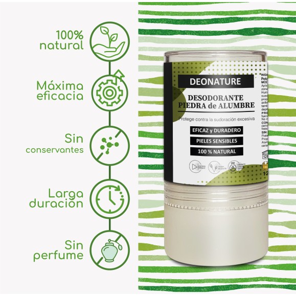 SANON Desodorante Piedra de Alumbre 120 g Pack 3