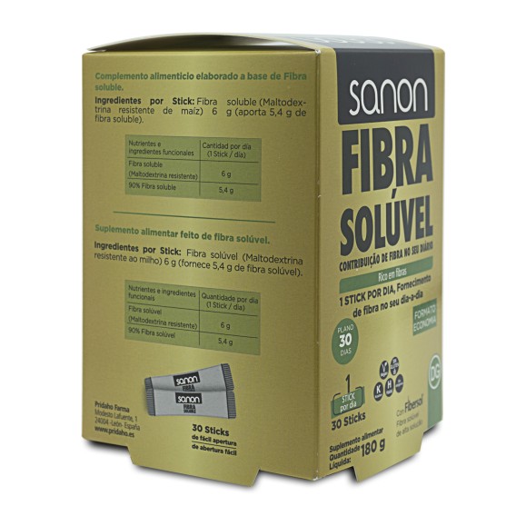 SANON Fibra soluble 30 sticks
