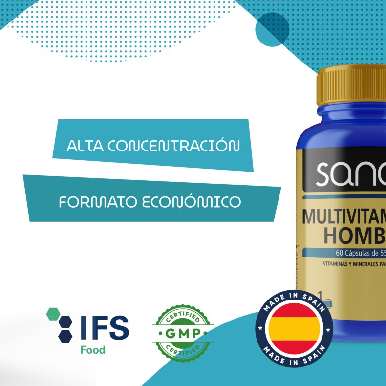 SANON Multivitamínico Hombre 60 cápsulas