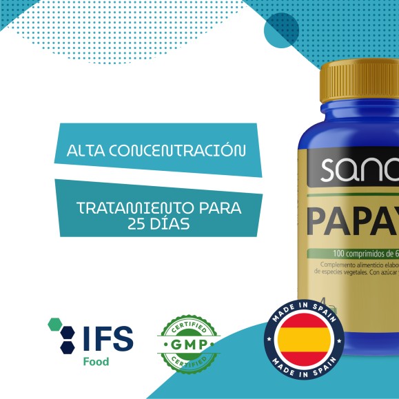 SANON Papaya 100 comprimidos