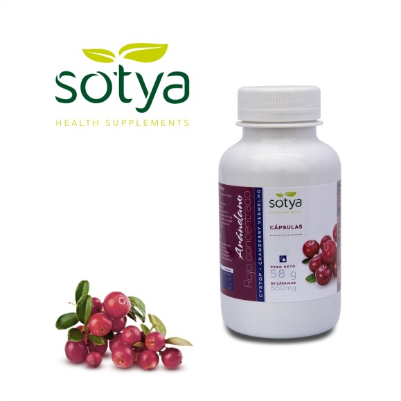 SOTYA Arándano Rojo Concentrado 90 cápsulas 650 mg