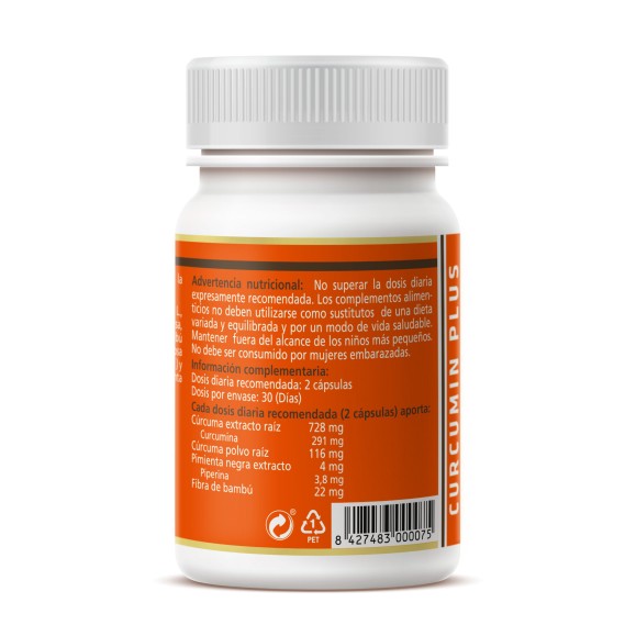 SOTYA Curcumin Plus 60 cápsulas de 550 mg