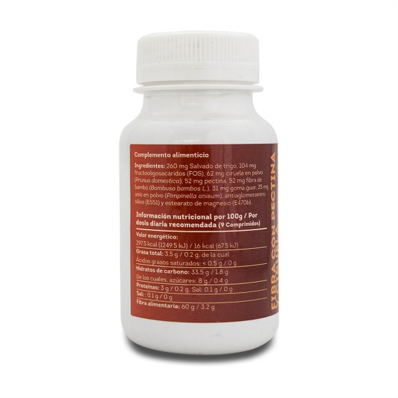 SOTYA Fibra con pectina y ciruela 125 comprimidos 600 mg