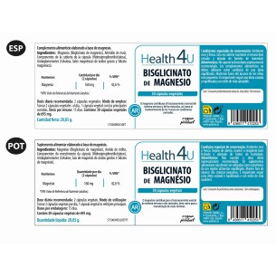H4U Bisglicinato de magnesio 30 cápsulas 2
