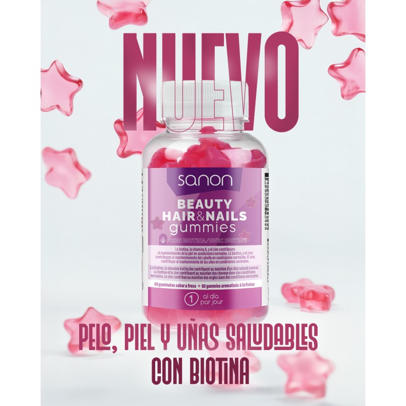 SANON Beauty, Hair & Nails 60 gummies