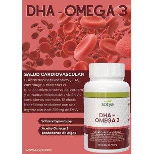 SOTYA DHA-Omega 3 60 cápsulas blandas 2