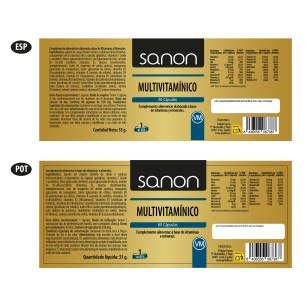 SANON Multivitamínico 60 cápsulas 2