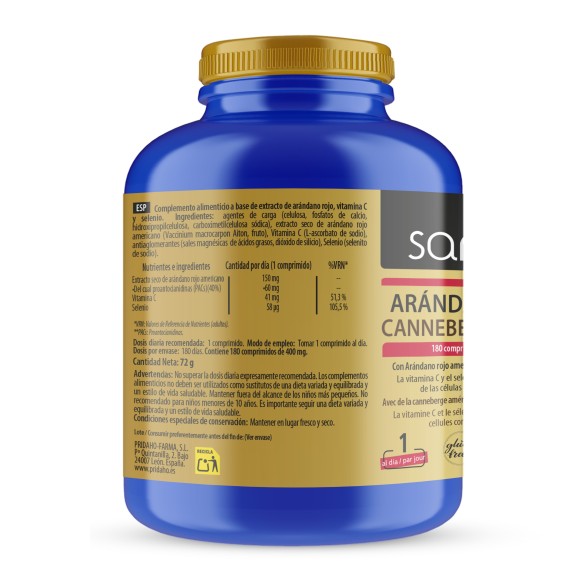 SANON Arándano Rojo 180 comprimidos