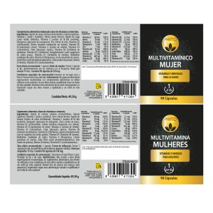 PHYTOFARMA Multivitamínico Mujer 90 cápsulas 2
