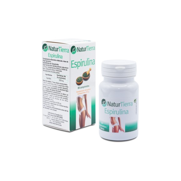 NATURTIERRA Spirulina 80 comprimidos