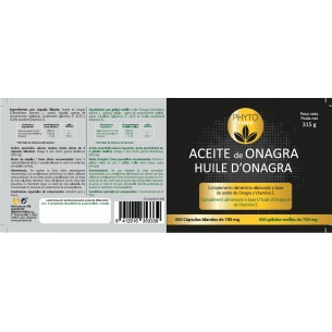 PHYTOFARMA Aceite de onagra 450 cápsulas blandas 2