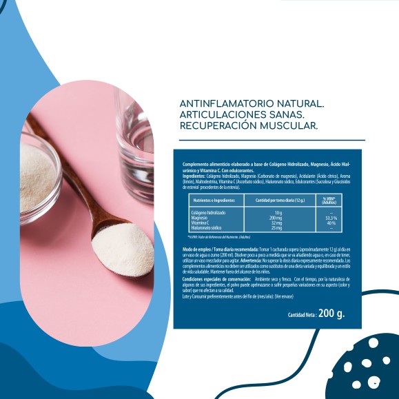 H4U Colágeno hidrolizado en polvo 200 g pack 2