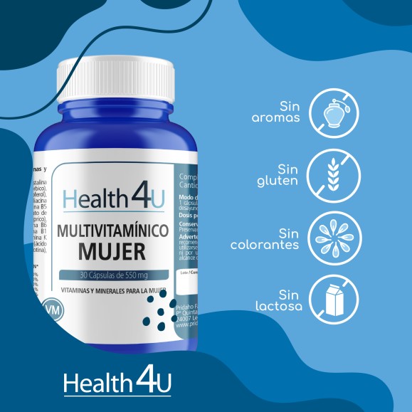 H4U Multivitamínico mujer 30 cápsulas