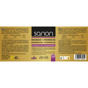 SANON Magnesio + Vitamina B6 360 comprimidos 2