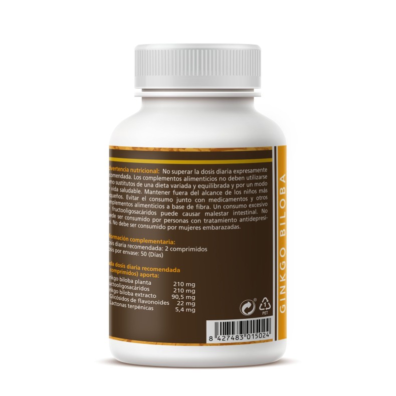 SOTYA Ginkgo biloba 100 comprimidos de 700 mg