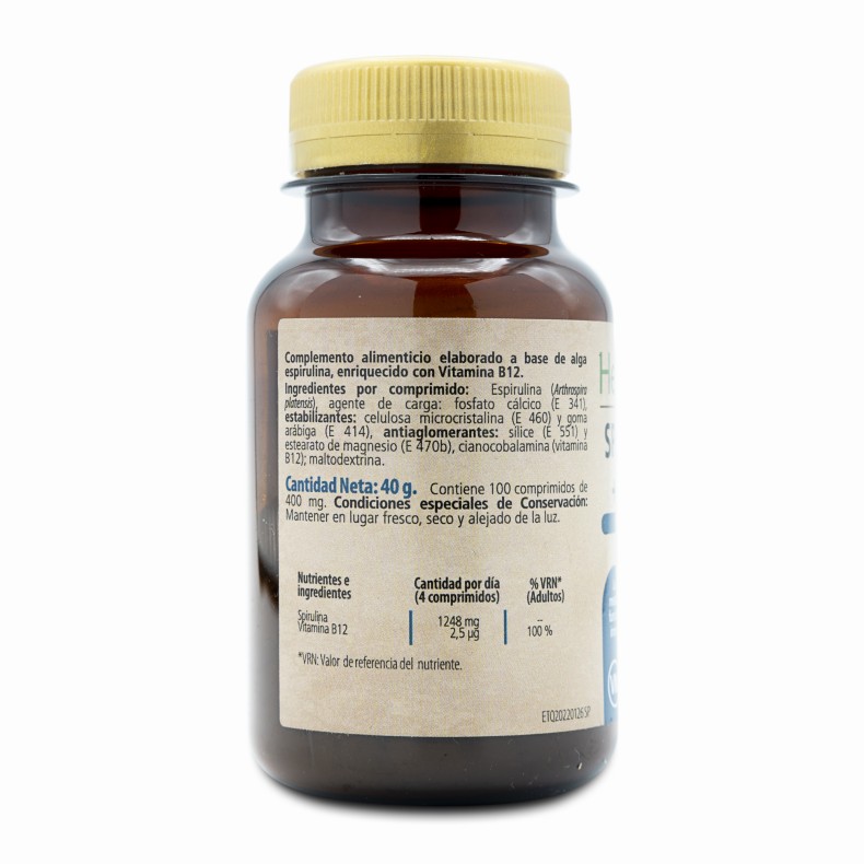 H4U Spirulina + vit. B12 100 comprimidos special edition
