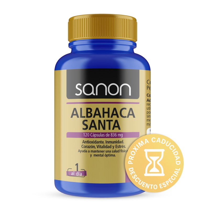 SANON Albahaca Santa 120 capsulas