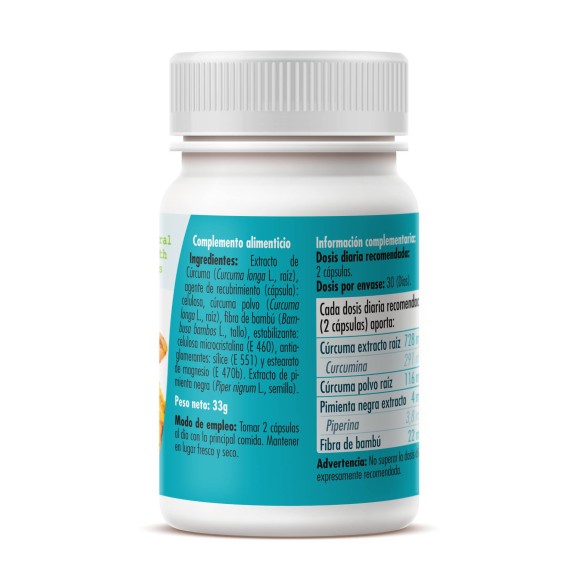 GHF Curcumin plus 60 cápsulas 550mg