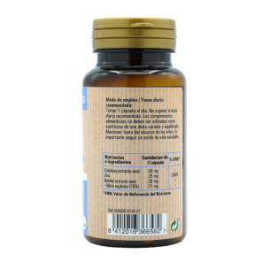 NATURTIERRA Zinc + silicio orgánico 45 cápsulas vegetales 2