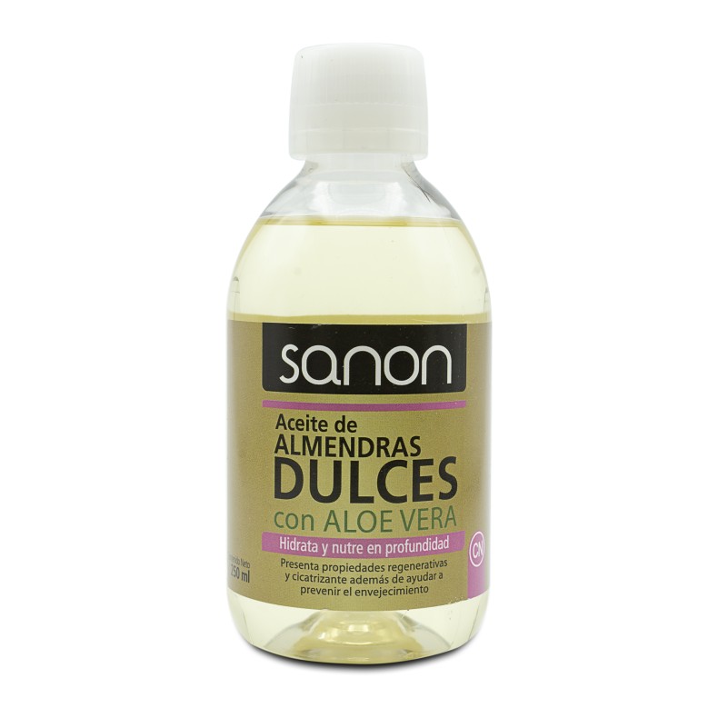 SANON Aceite de Almendras con Aloe Vera 250 ml Two Pack
