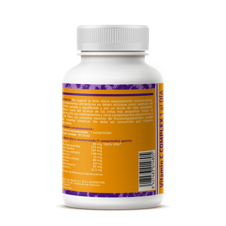 SOTYA Vitamina C Complex 90 comprimidos de 1 g