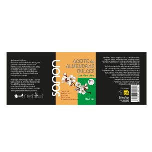 SANON Aceite de Almendras con Aloe Vera 250 ml 2