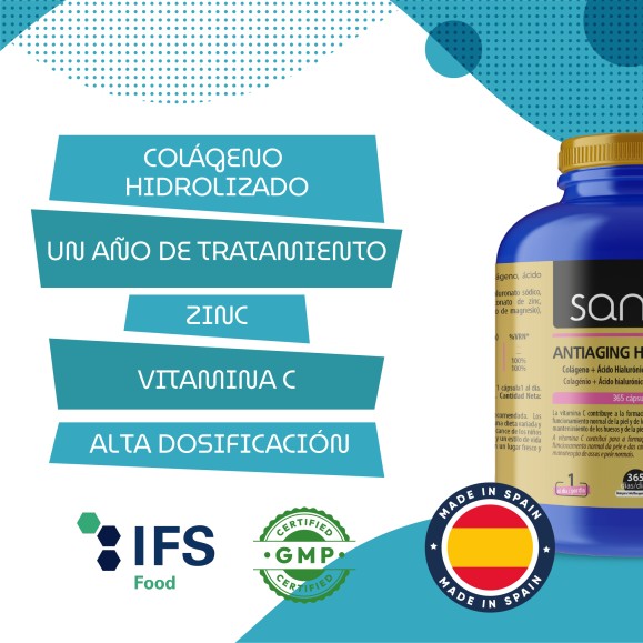 SANON Antiaging Hyaluronic 365 cápsulas