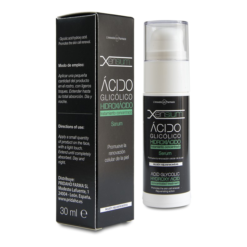 XENSIUM Serum Ácido Glicólico Hidroxiácido 30 ml