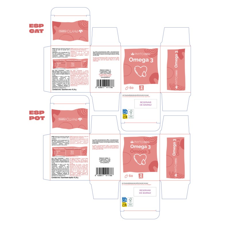 PHYTOFARMA Omega 3 60 cápsulas blandas
