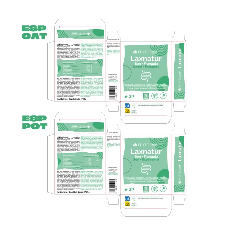 PHYTOFARMA Laxnatur Sen + Frángula 30 cápsulas