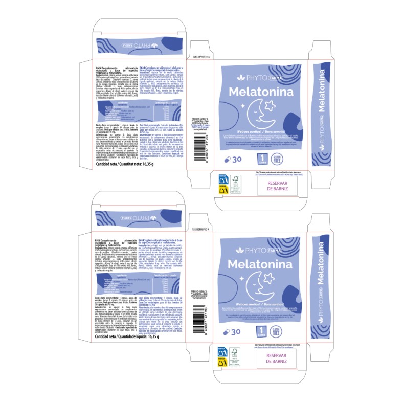 PHYTOFARMA Melatonina 30 cápsulas