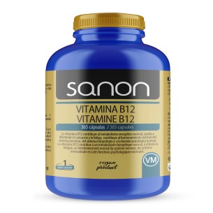 SANON Vitamina B12 365 cápsulas