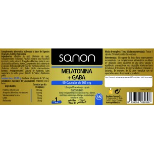 SANON Melatonina + Gaba 60 cápsulas 2