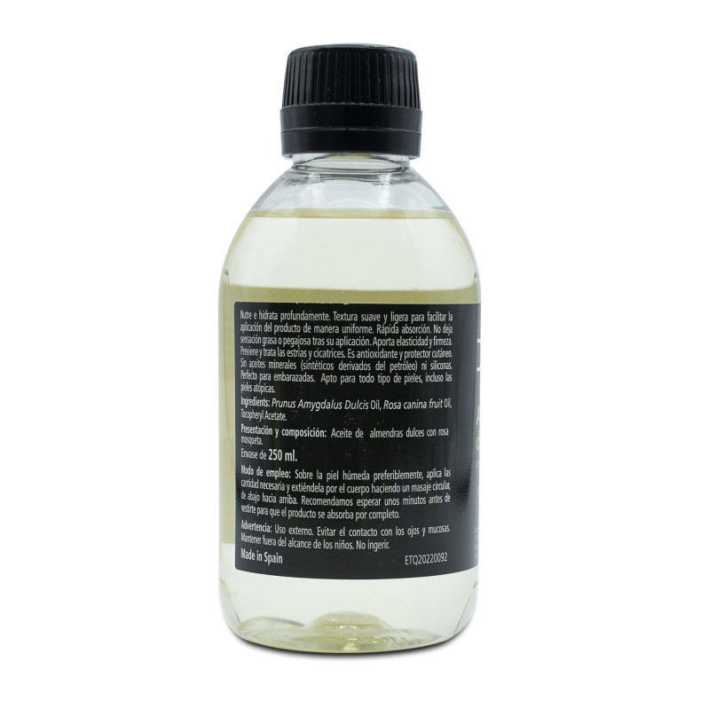 Aceite de almendras dulces con Rosa Mosqueta