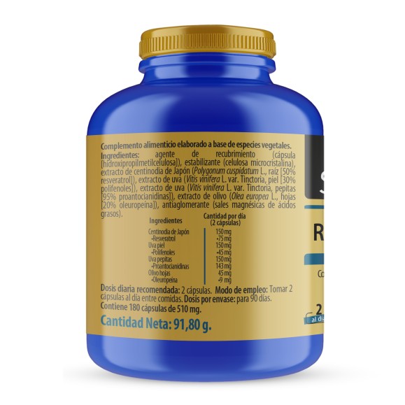 SANON Resveratrol 180 cápsulas
