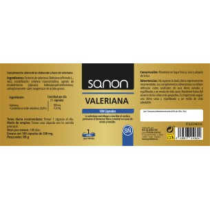 SANON Valeriana 180 cápsulas 2
