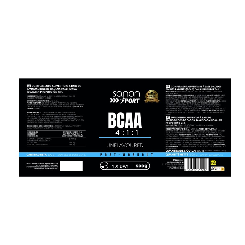 SANON SPORT BCAA 4:1:1 500g