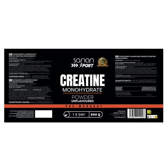 SANON SPORT Creatine Monohydrate 500g