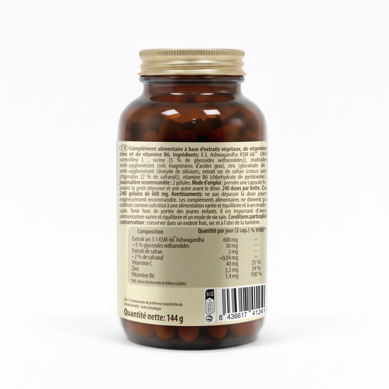 SANON GOLD Ashwagandha KSM-66 240 cápsulas