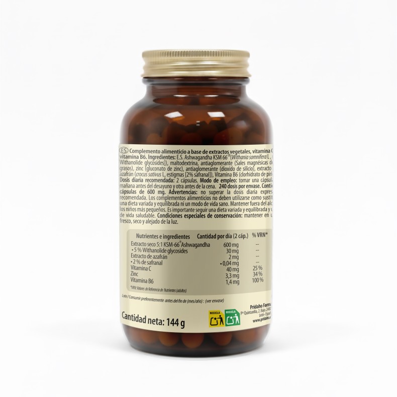 SANON GOLD Ashwagandha KSM-66 240 cápsulas