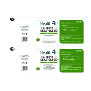 H4U Carbonato de Magnesio 110 g en polvo 2